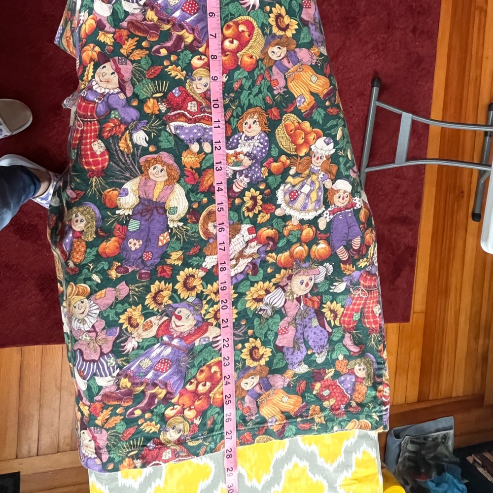White Cross Fall Print Lab Coat - Picture 9 of 12